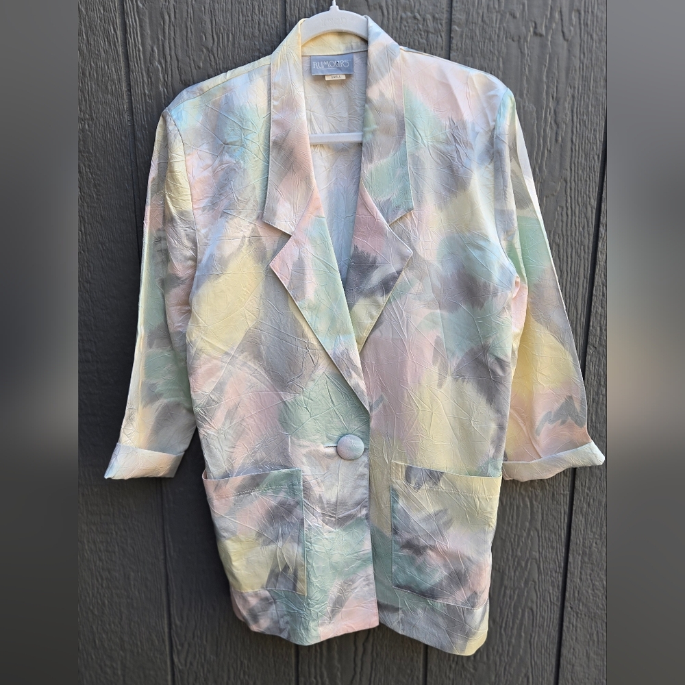 Vintage 80's Pastel Blazer